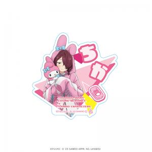 負けヒロインが多すぎる！×サンリオキャラクターズ おなまえアクリルバッジ 小鞠知花×マイメロディ _pre