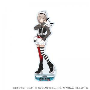 BIGアクリルスタンド「ガールズバンドクライ×サンリオキャラクターズ」02/河原木 桃香×ポチャッコ(コラボイラスト)