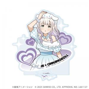 アクリルスタンド「ガールズバンドクライ×サンリオキャラクターズ」09/アイ×シナモロール(コラボイラスト)