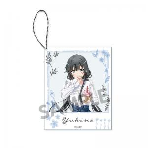 やはり俺の青春ラブコメはまちがっている。完 描き下ろしポラロイド風アクリルキーホルダー 雪ノ下雪乃 公園デート ver.（イベント特典対象商品）