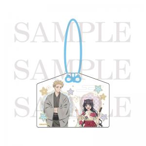 薫る花は凛と咲く　アクリル絵馬風チャーム