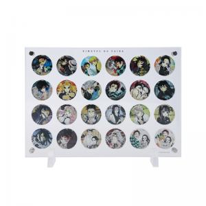 JCS限定　『鬼滅の刃』ガラスマグネット全24種＋特製ディスプレイアクリル額装セット